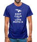 Keep Calm And Love Moto X Mens T-Shirt