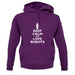 Keep Calm And Love Robots unisex hoodie