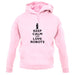 Keep Calm And Love Robots unisex hoodie