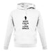 Keep Calm And Love Space unisex hoodie