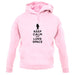 Keep Calm And Love Space unisex hoodie