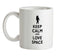 Keep Calm and Love Space Ceramic Mug