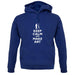 Keep Calm And Make Art unisex hoodie