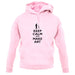 Keep Calm And Make Art unisex hoodie