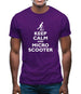 Keep Calm And Micro Scooter Mens T-Shirt