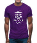 Keep Calm And Paddle On Mens T-Shirt
