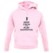 Keep Calm And Play Badminton unisex hoodie