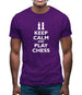 Keep Calm And Play Chess Mens T-Shirt
