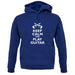 Keep Calm And Play Guitar unisex hoodie