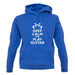 Keep Calm And Play Guitar unisex hoodie