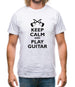 Keep Calm And Play Guitar Mens T-Shirt