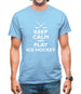 Keep Calm And Play Ice Hockey Mens T-Shirt