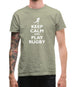 Keep Calm And Play Rugby Mens T-Shirt