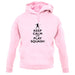 Keep Calm And Play Squash unisex hoodie