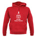 Keep Calm And Play Table Tennis unisex hoodie