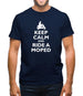 Keep Calm And Ride A Moped Mens T-Shirt