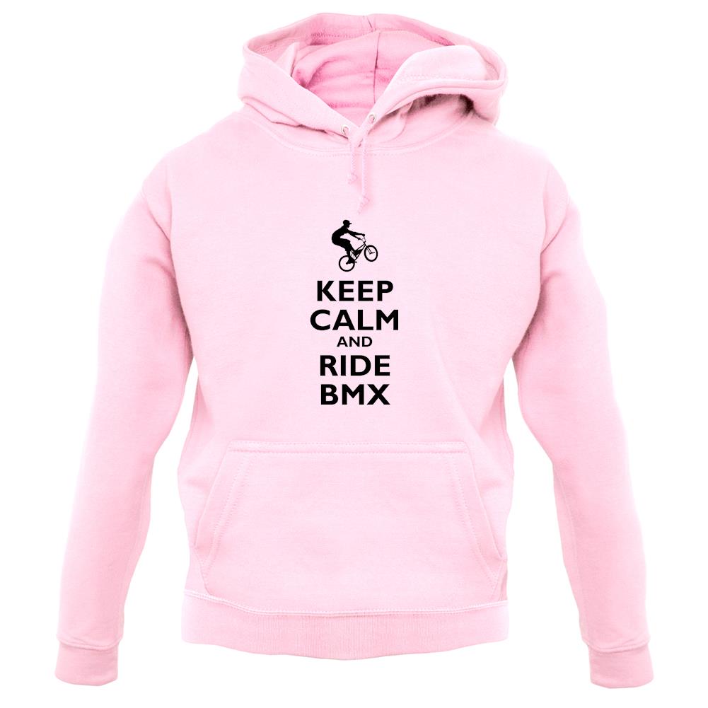 Keep Calm And Ride Bmx unisex hoodie
