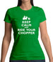 Keep Calm And Ride Your Chopper Womens T-Shirt