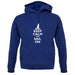 Keep Calm And Sail On unisex hoodie