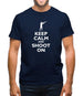 Keep Calm And Shoot On Mens T-Shirt