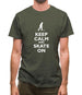 Keep Calm And Skate On Mens T-Shirt