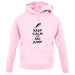 Keep Calm And Ski Jump unisex hoodie