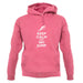 Keep Calm And Ski Jump unisex hoodie