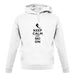 Keep Calm And Ski On unisex hoodie