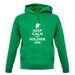 Keep Calm And Soldier On unisex hoodie