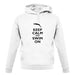 Keep Calm And Swim On unisex hoodie