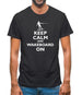 Keep Calm And Wakeboard On Mens T-Shirt