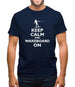 Keep Calm And Wakeboard On Mens T-Shirt