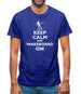 Keep Calm And Wakeboard On Mens T-Shirt