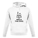 Keep Calm And Walk The Dog unisex hoodie