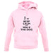 Keep Calm And Walk The Dog unisex hoodie