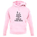 Keep Calm And Walk The Dog unisex hoodie