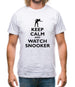 Keep Calm And Watch Snooker Mens T-Shirt