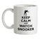 Keep Calm and Watch Snooker Ceramic Mug