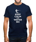 Keep Calm And Water Ski Mens T-Shirt