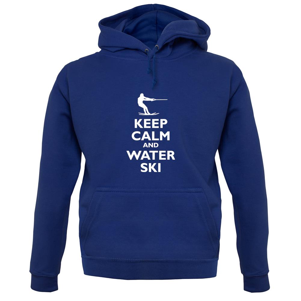 Keep Calm And Water Ski unisex hoodie