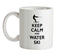 Keep Calm and Water Ski Ceramic Mug