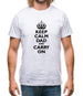 Keep Calm Dad And Carry On Mens T-Shirt