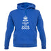 Keep calm and go for Gold unisex hoodie