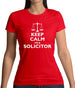 Keep Calm I'm A Solicitor Womens T-Shirt