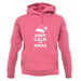 Keep Calm It's Xmas unisex hoodie