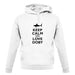 Keep Calm And Love Doby unisex hoodie