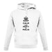 Keep calm and Party in Malia unisex hoodie