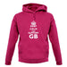 Keep calm and Support GB unisex hoodie