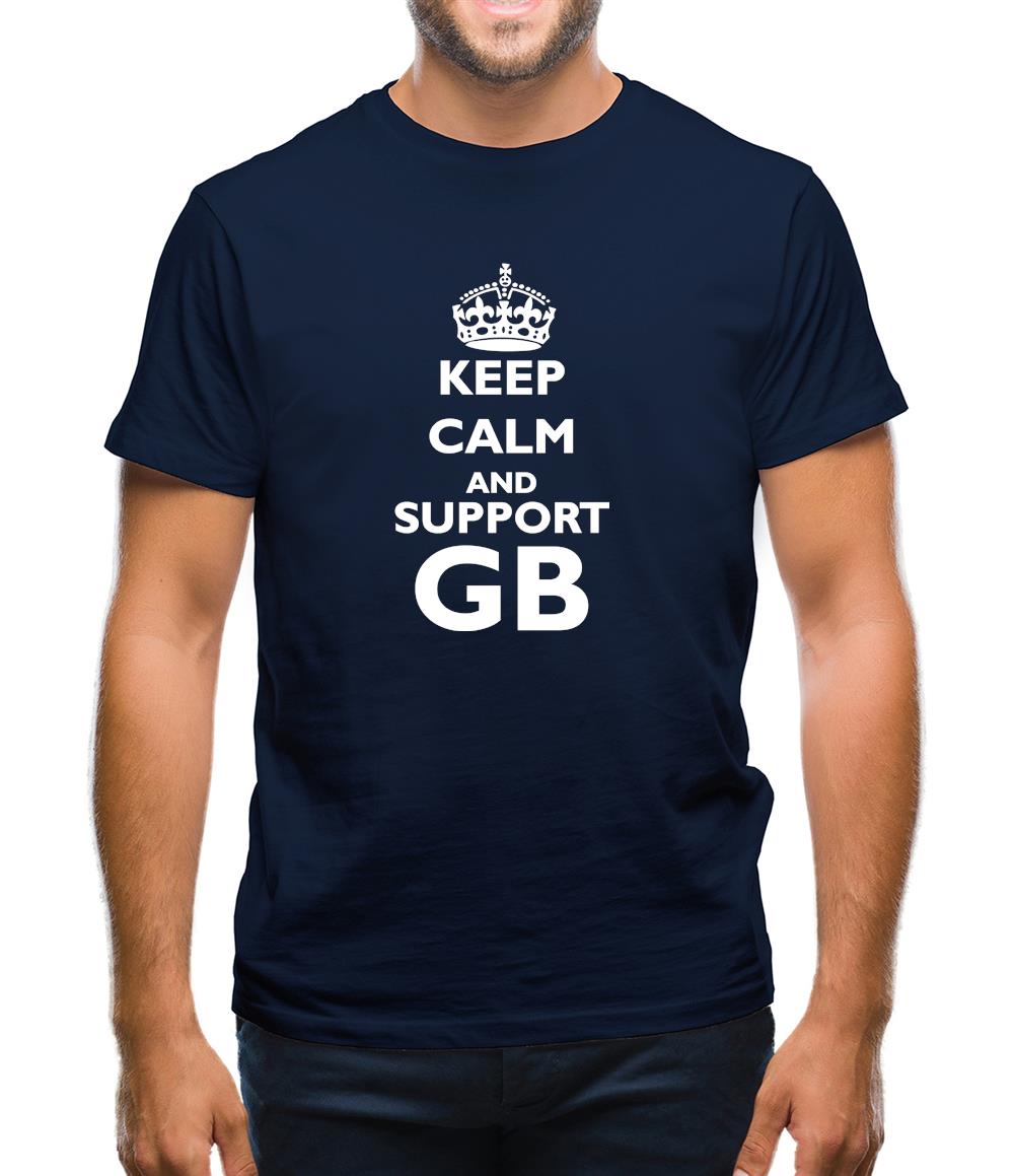 Keep calm and Support GB Mens T-Shirt