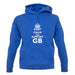 Keep calm and Support GB unisex hoodie